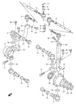 Knuckle arm