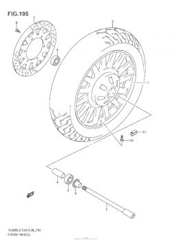 Front Wheel (Vl800C  E28)