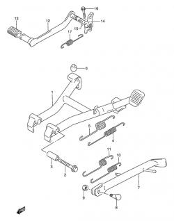 STAND - REAR BRAKE