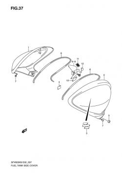 FUEL TANK SIDE COVER