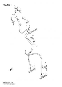 FRONT BRAKE HOSE