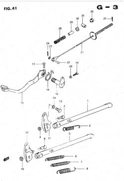 STAND - REAR BRAKE